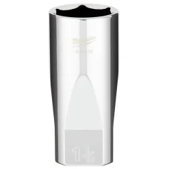 Milwaukee 1/2" Drive 1-1/16" Deep 6-Point Chrome Socket 45-34-2103