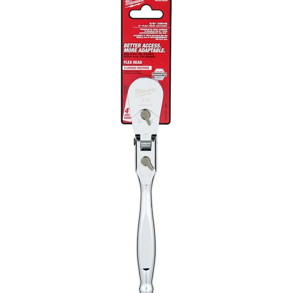 Milwaukee 3/8" Drive 9" Flex Head Ratchet 48-22-9039