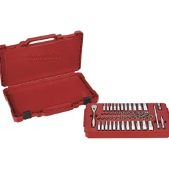 Milwaukee 1/4" Drive 50 piece Ratchet & Socket Set - SAE & Metric 48-22-9004