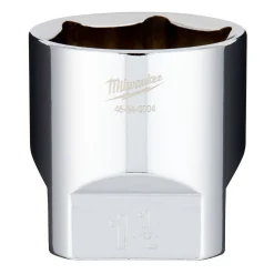 Milwaukee 1/2" Drive 1-1/2" Standard 6-Point Chrome Socket 45-34-2004