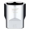 Milwaukee 1/2" Drive 30mm Standard 6-Point Chrome Socket 45-34-2030