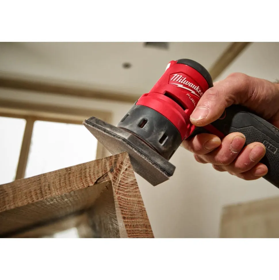 Milwaukee 400 Grit Mesh Sanding Sheet for M12 FUEL Orbital Detail Sander 12pk 48-80-5400