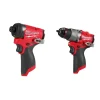 Milwaukee 1/4" Hex Impact Driver & 1/2" Hammer Drill/Driver Bare Tool Bundle