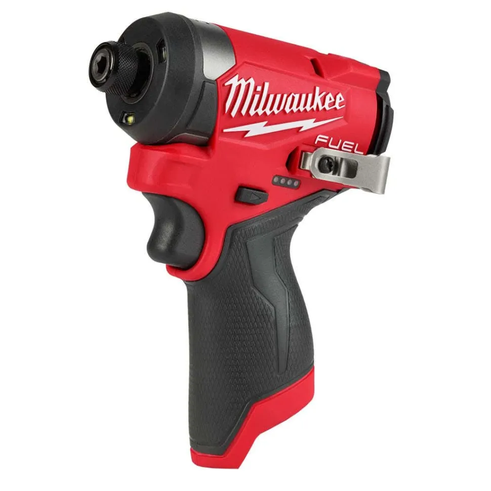 Milwaukee 1/4" Hex Impact Driver, 1/2" Hammer Drill/Driver & 3" Compact Cut Off Tool Bare Tool Bundle