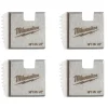 Milwaukee 1/2" High Speed NPT Portable Pipe Threading Dies (Set of 4) 48-36-1107