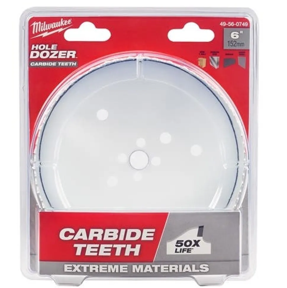 Milwaukee 6" Hole Dozer with Carbide Teeth 49-56-0749