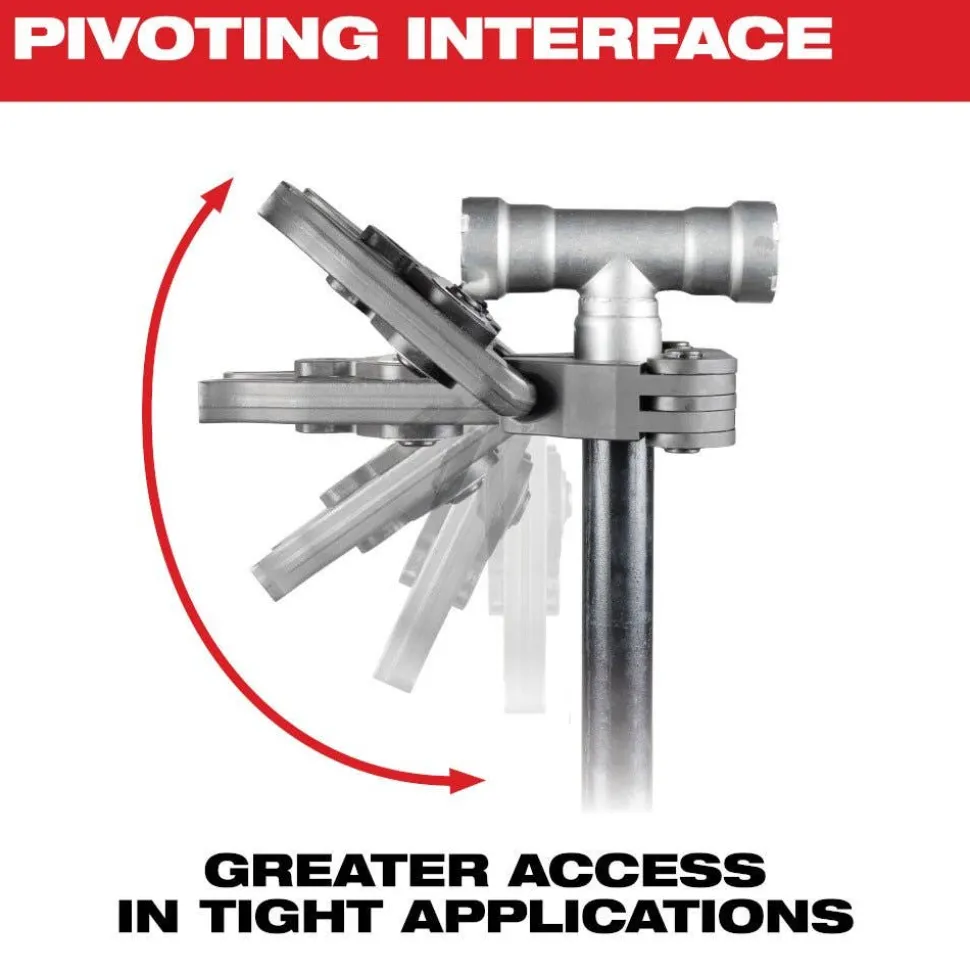 Milwaukee 1" IPS-P Black Pipe Pivoting Press Ring for M18 & M12 FORCE LOGIC Press Tools 49-16-2652BX