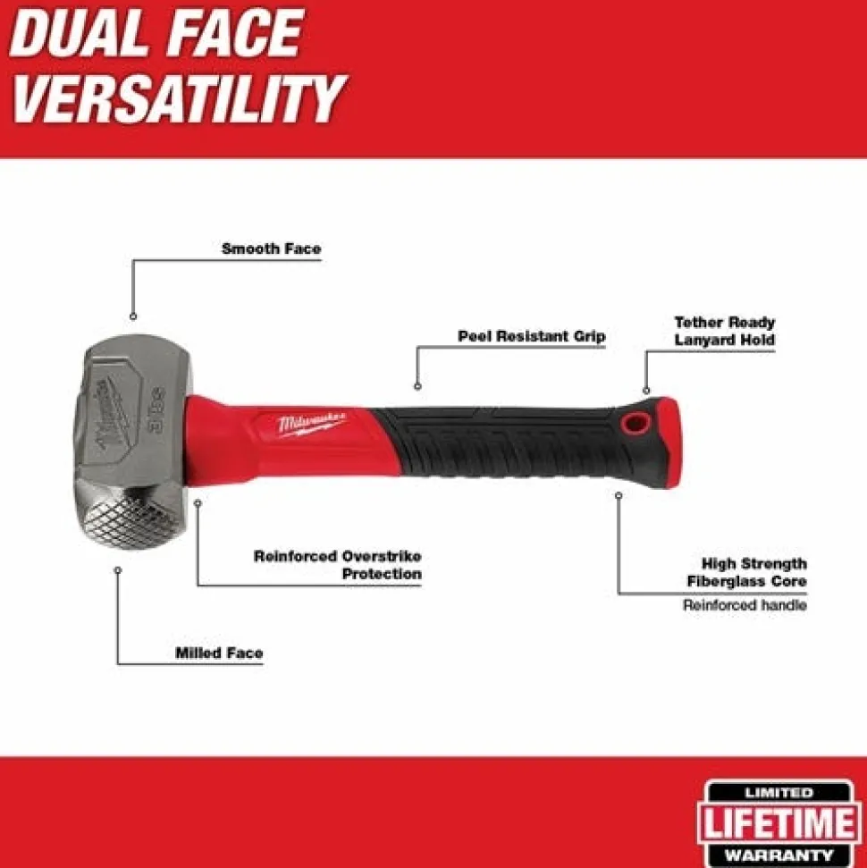 Milwaukee 3 lb Fiberglass Drilling Hammer 48-22-9310