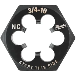 Milwaukee 3/4"-10 NC 1-7/16" Hex Threading Die 49-57-5376