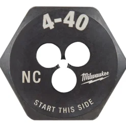 Milwaukee 4-40 NC 1-Inch Hex Threading Die 49-57-5308