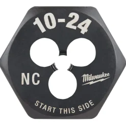 Milwaukee 10-24 NC 1-Inch Hex Threading Die 49-57-5325