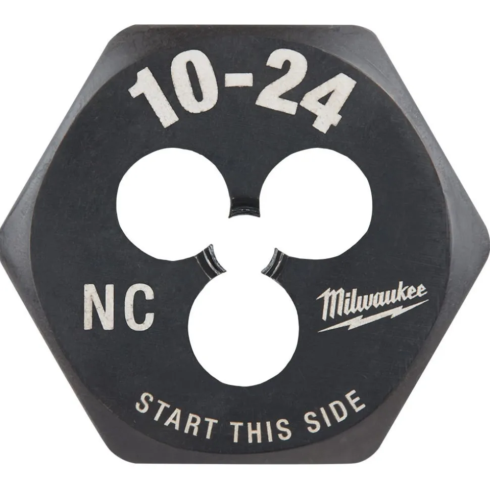 Milwaukee 10-24 NC 1-Inch Hex Threading Die 49-57-5325