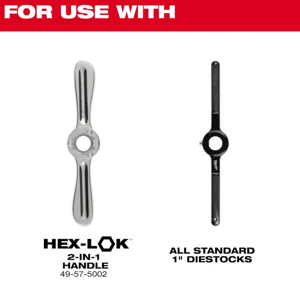 Milwaukee 10-24 NC 1-Inch Hex Threading Die 49-57-5325