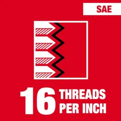 Milwaukee 3/8"-16 NC Straight Flute Plug Tap & 5/16" Drill Bit 49-57-5548