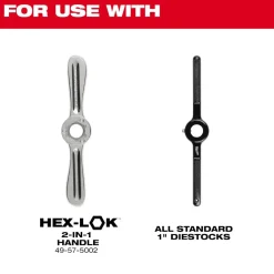 Milwaukee 10-32 NF 1-Inch Hex Threading Die 49-57-5327