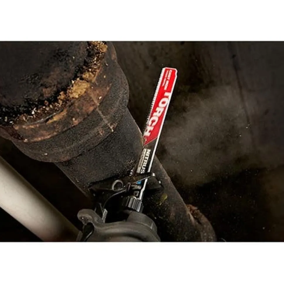 Milwaukee 9" NITRUS Carbide CAST IRON Torch Sawzall Blade (3 Pack) 48-00-5362