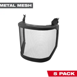 Milwaukee 5 Pack Mesh Shield Replacement (No-brim Helmet Only Mount) 48-73-1434
