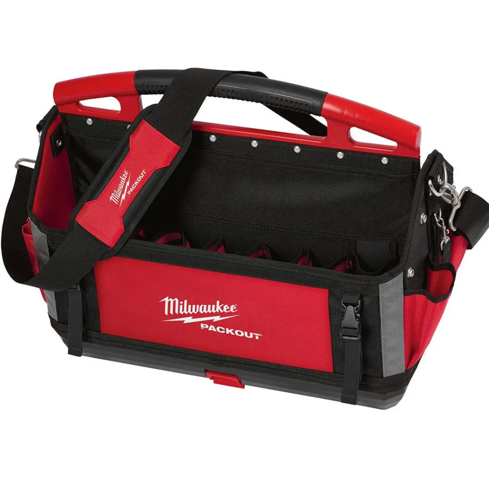 Milwaukee 20" PACKOUT Open Tote Tool Bag 32 Pockets 48-22-8320