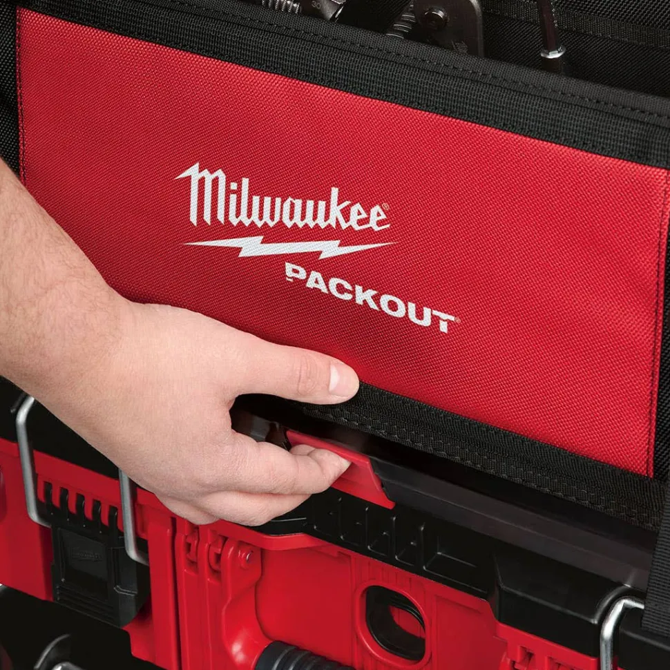 Milwaukee 20" PACKOUT Open Tote Tool Bag 32 Pockets 48-22-8320