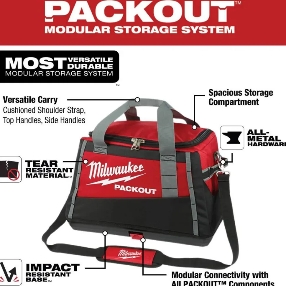 Milwaukee 20" PACKOUT SoftSide Tool Bag 48-22-8322