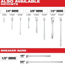 Milwaukee 4 Piece 3/8