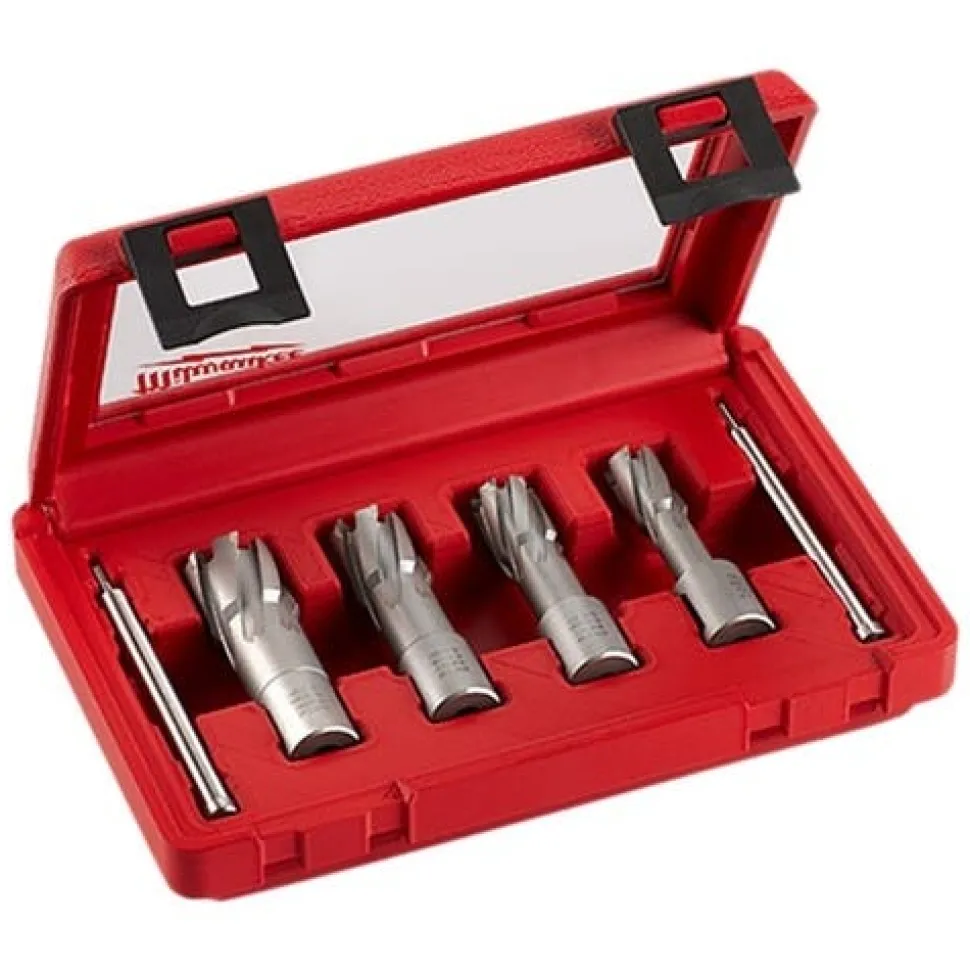 Milwaukee 4 Piece 1-3/8" TCT Annular Cutter Kit 49-22-8430