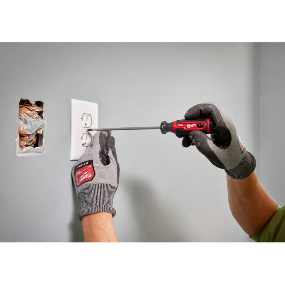 Milwaukee 6 Piece Cushion Grip Screwdriver Set (USA) MT200-6