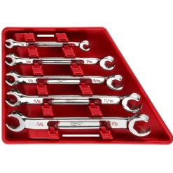 Milwaukee 5 Piece Double End Flare Nut Wrench Set - SAE 48-22-9470