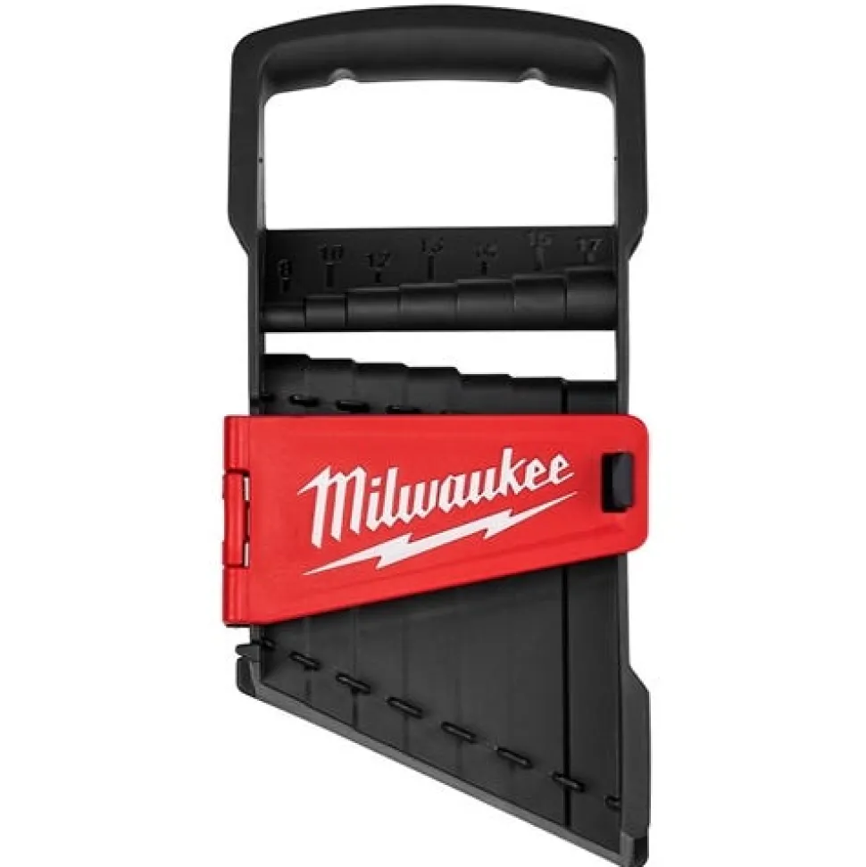 Milwaukee 7 Piece Metric Flex Head Ratcheting Combination Wrench Set 48-22-9529