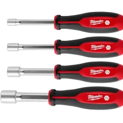 Milwaukee 4 Piece SAE HollowCore Magnetic Nut Driver Set 48-22-2544