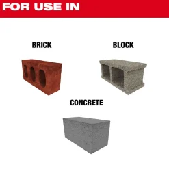 Milwaukee 6 Piece SDS PLUS MX4 4-Cutter & Chisel Kit for PACKOUT 48-20-7662