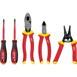 Milwaukee 5 Piece 1000V Insulated Hand Tool Set 48-22-2215