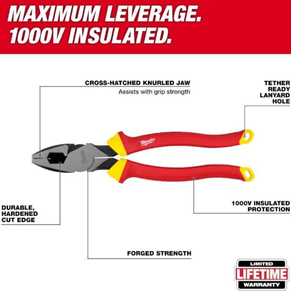 Milwaukee 5 Piece 1000V Insulated Hand Tool Set 48-22-2215