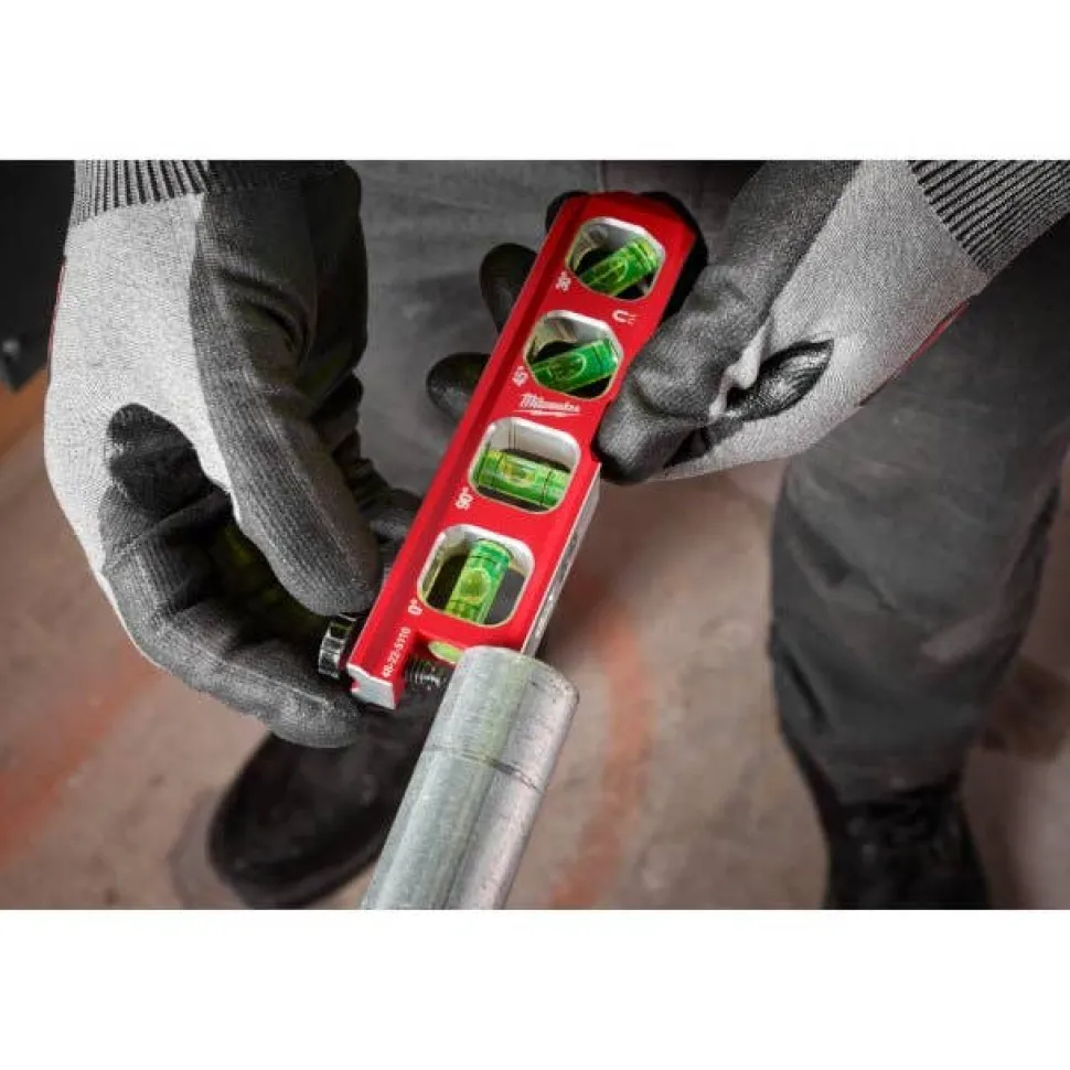 Milwaukee 6.5" Pipe Lock Billet Torpedo Level 48-22-5110