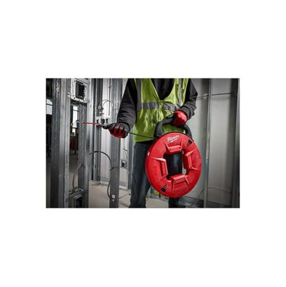 Milwaukee 50' Poly Fish Tape (Non-Conductive Tip) 48-22-4162