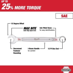 Milwaukee 1-3/8" SAE Combination Wrench 45-96-9440
