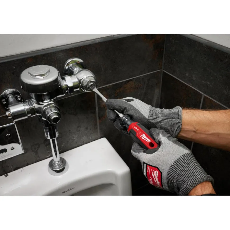 Milwaukee 1/4" Slotted 4" Cushion Grip Screwdriver (USA) MT206