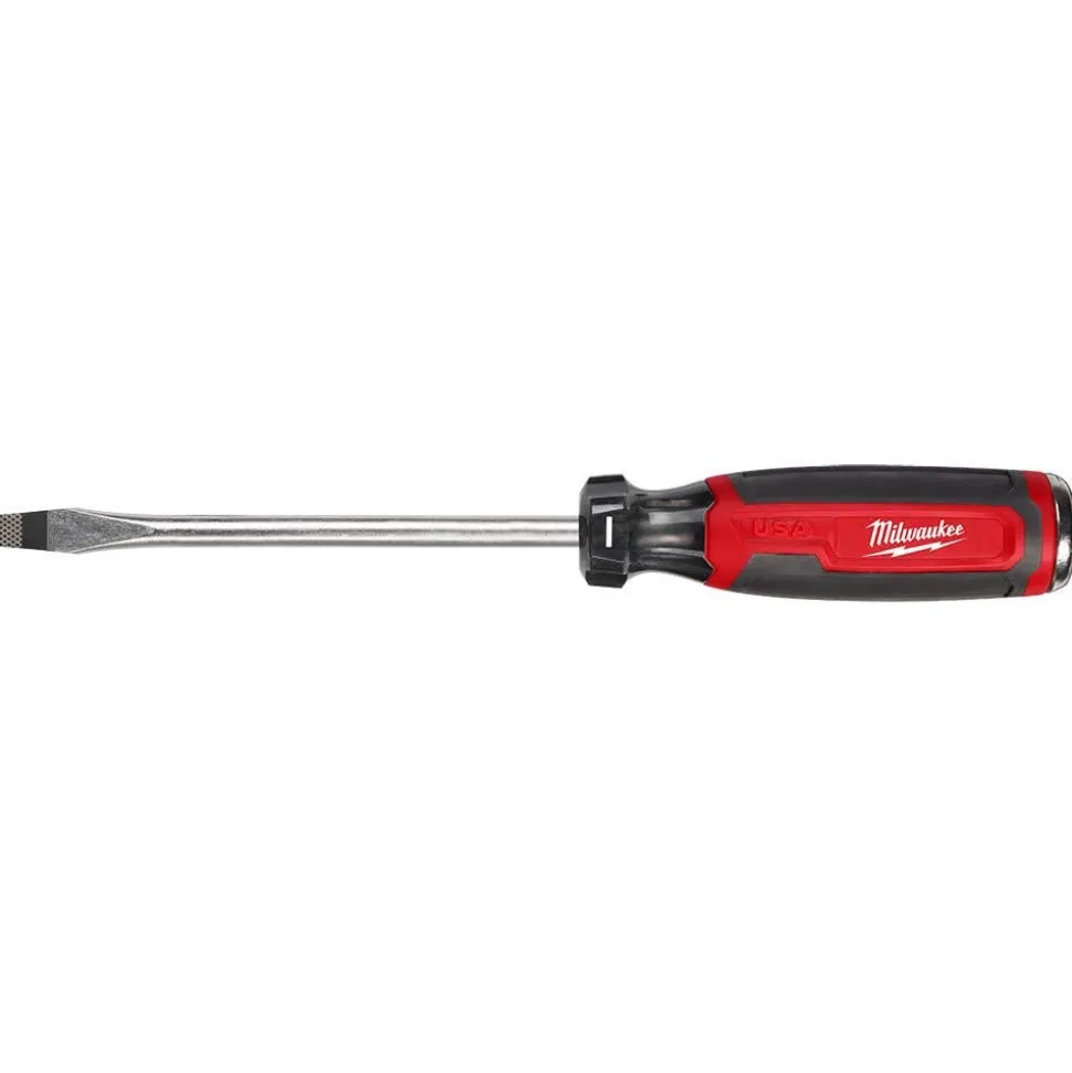 Milwaukee 5/16" Slotted 6" Cushion Grip Demolition Screwdriver (USA) MT208