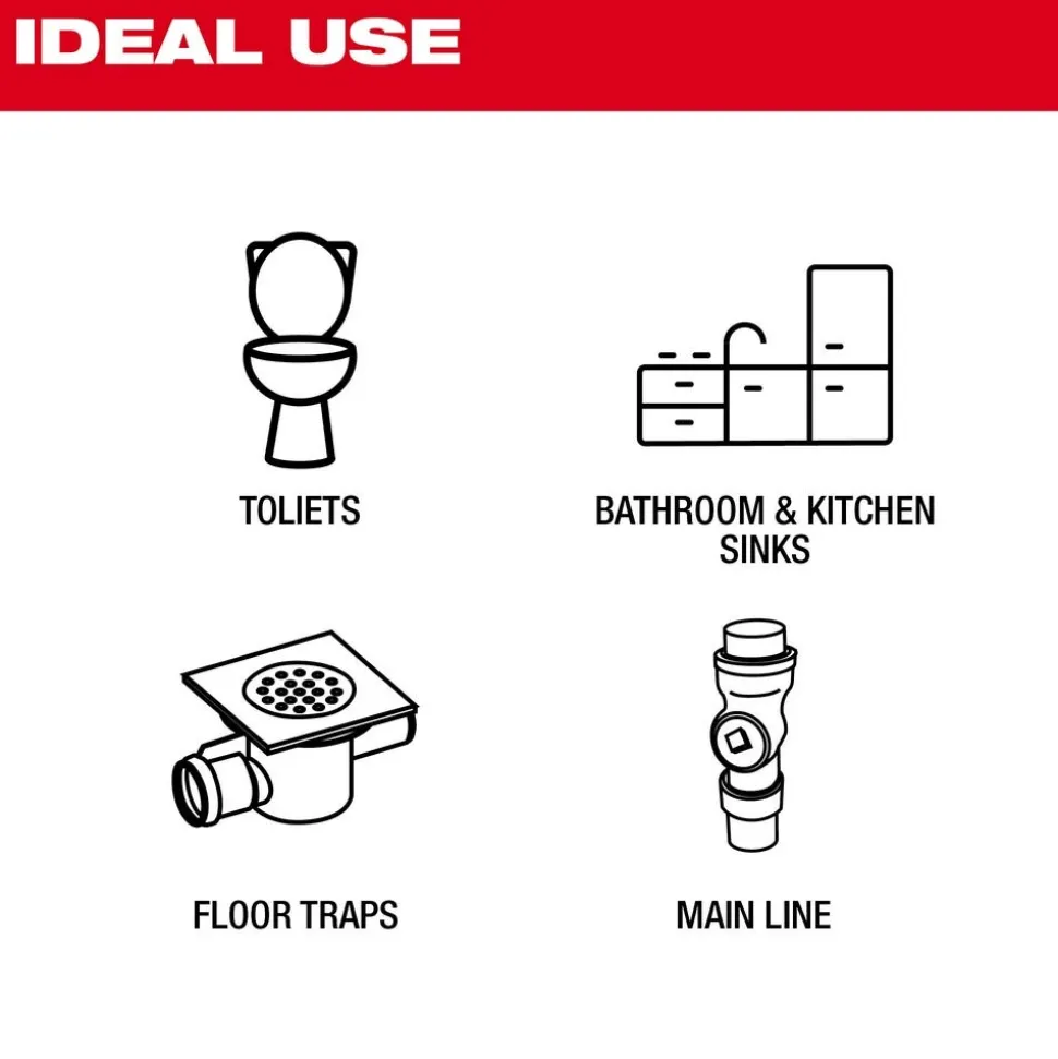 Milwaukee 3" Standard Chain Knocker for 5/16" Chain Snake Cable 48-53-3022