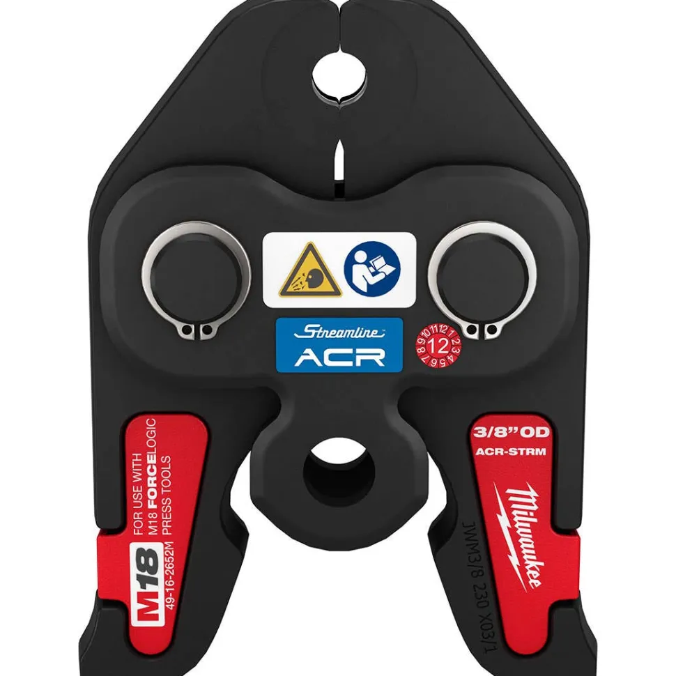 Milwaukee 3/8" Streamline ACR Press Jaw For M18 Force Logic Press Tools 49-16-2652M