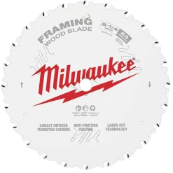 Milwaukee 8-1/4" 24-Tooth Circular Wood Cutting Saw Blade 48-40-0820