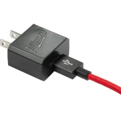 Milwaukee 3' USB-C and 21A Wall Charger w/Micro USB Adaptor 48-59-1209