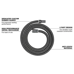 Milwaukee 1-7/8" x 16' Flexible Hose 49-90-1984