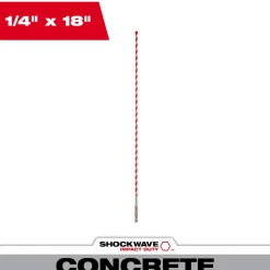 Milwaukee 1/4" x 16" x 18" SHOCKWAVE Impact Duty Carbide Hammer Drill Bit 48-20-9013