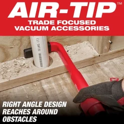 Milwaukee AIR-TIP 4-in-1 Right Angle Cleaning Tool Vacuum Attachment 49-90-2026