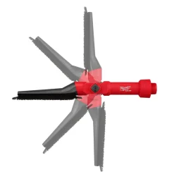 Milwaukee AIR-TIP Low-Profile Pivoting Brush Tool Vacuum Attachment 49-90-2027
