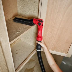 Milwaukee AIR-TIP Low-Profile Pivoting Brush Tool Vacuum Attachment 49-90-2027
