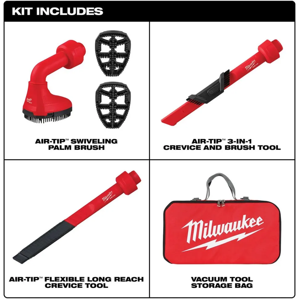 Milwaukee AIR-TIP 3-Piece Automotive Vacuum Tool Kit 49-90-2019A