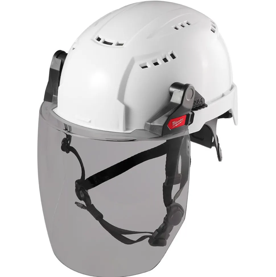 Milwaukee BOLT Full Face Shield - Gray Dual Coat Lens (No Brim) 48-73-1426