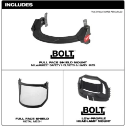 Milwaukee BOLT Full Face Shield - Metal Mesh 48-73-1430